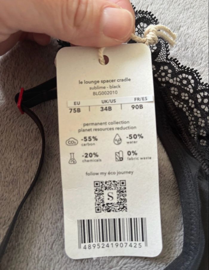 Scandale Soutien-gorge spacer eco fabrics Sublime noir taille 90B - photo numéro 10
