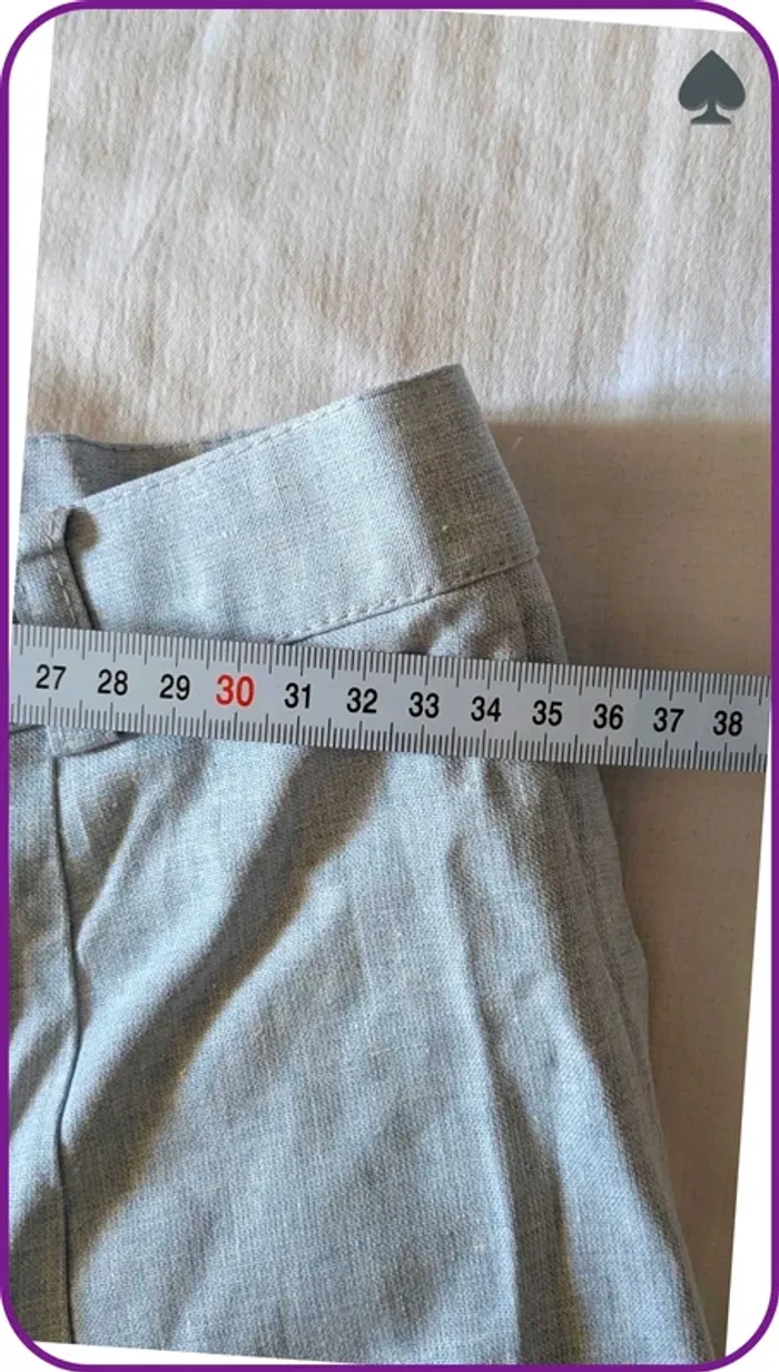 Pantalon style lin femme  36 neuf - photo numéro 6