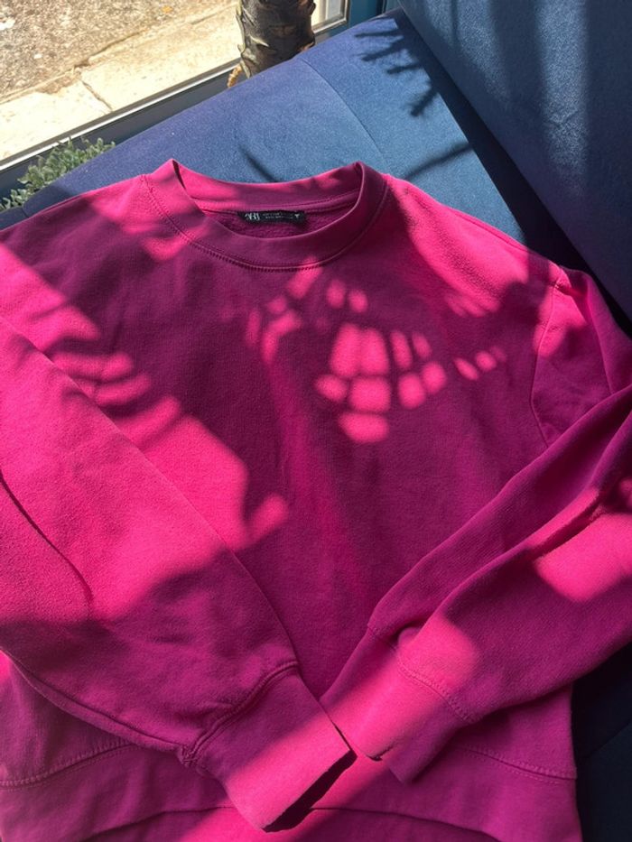 Sweat rose Zara - Taille S - Très bon état 🌸