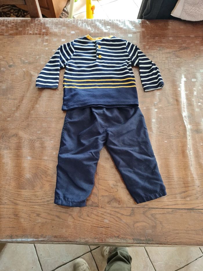 Ensemble marin bus ecole 12 mois - photo numéro 3