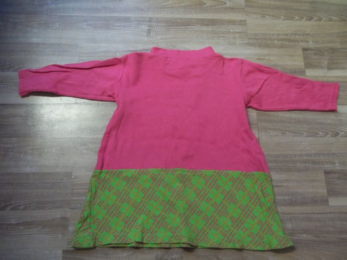 Robe (2) molleton rose et verte Agatha Ruiz de la Prada 6 ans - photo numéro 4