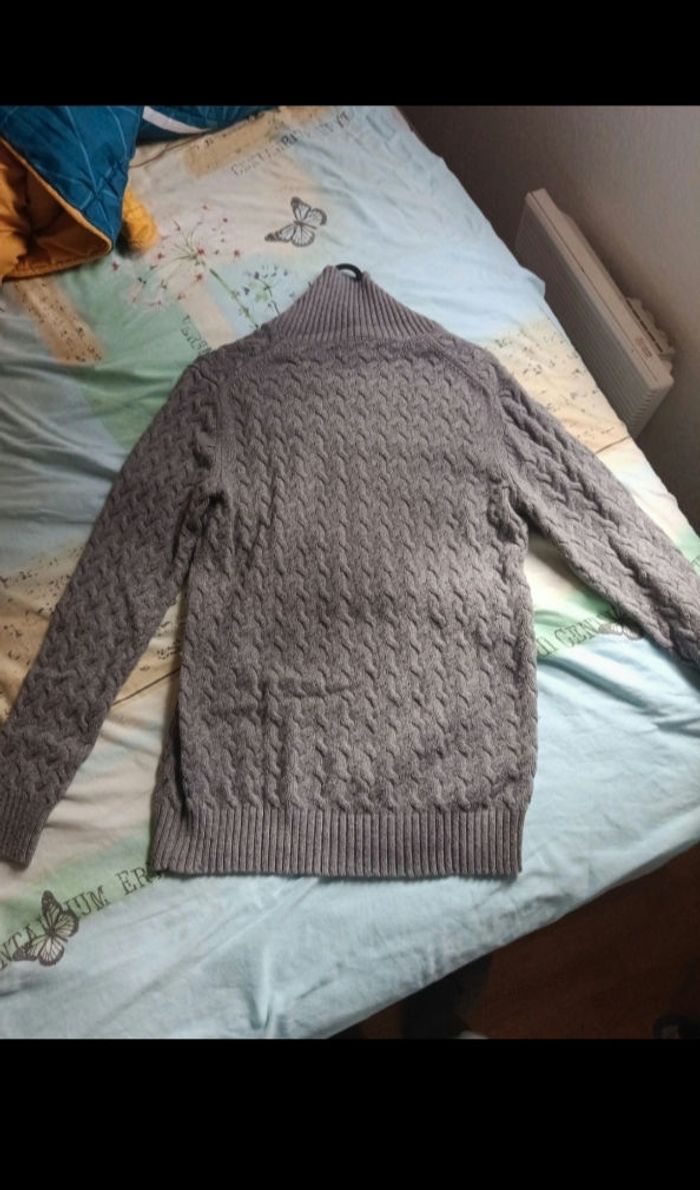 Pull R&Co gris - photo numéro 3