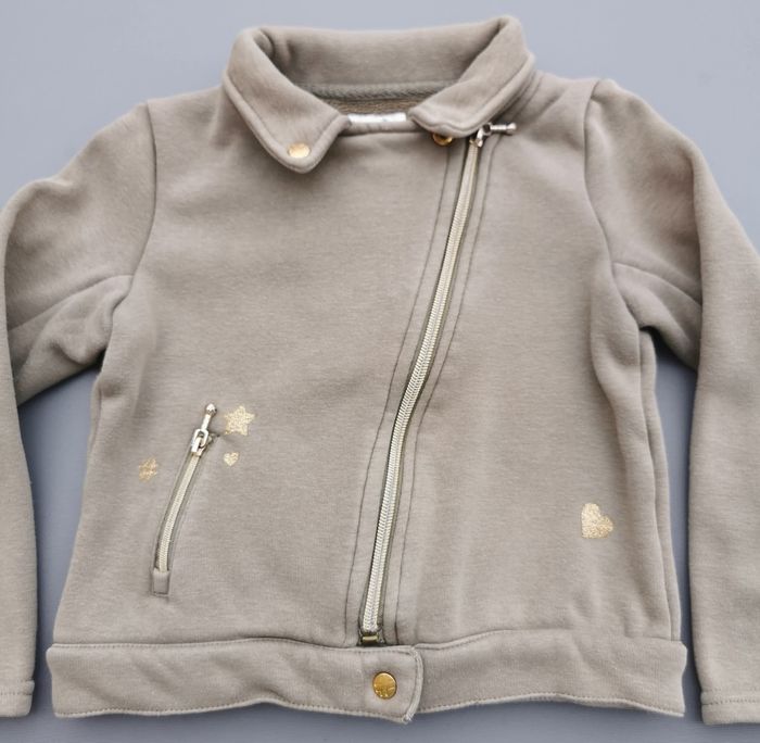 Veste aviateur kaki 5 ans fille orchestra - photo numéro 2