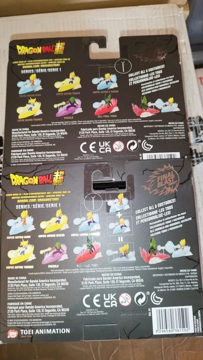 Lot Figurine final blast goku vegeta super saiyan set figure dbz - photo numéro 4