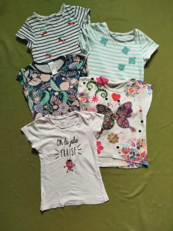 Lot t-shirts 5ans