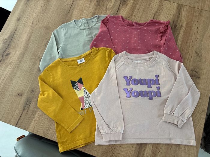 Lot de 4 tee-shirts Multimarque 24mois