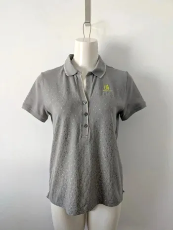 Polo gris et argenté - La Martina - taille 2 (38)