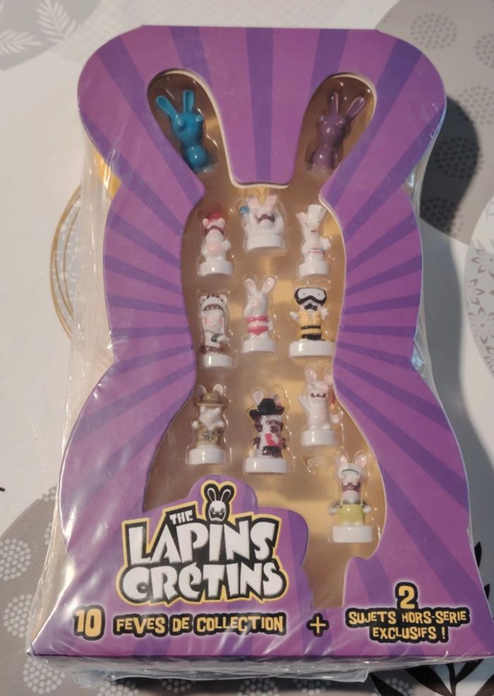 Coffret Fèves Lapins crétins neuf