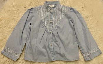 Chemisier bleu 3 ans