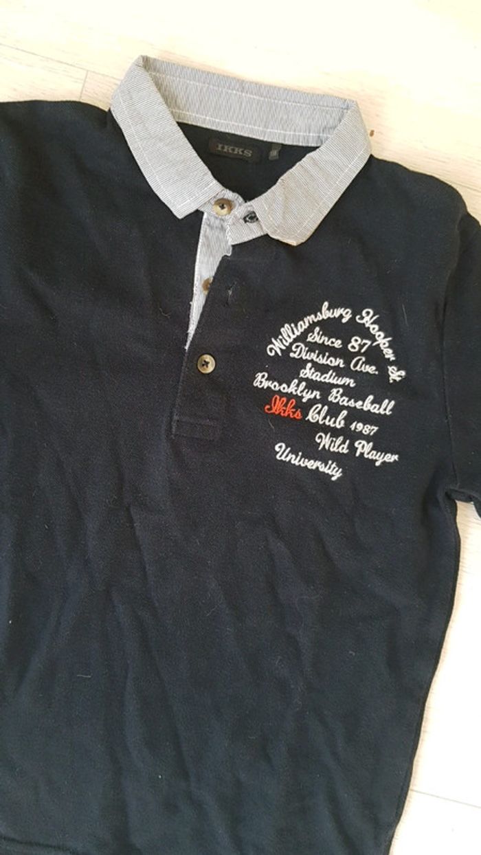 Polo effet superposition chemise ikks garçon 10 ans - photo numéro 2