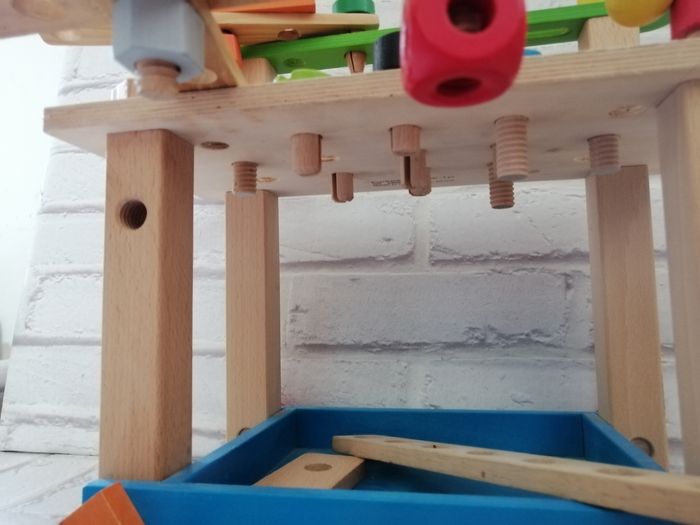 Petit établi en bois avec accessoires bricolage enfant - photo numéro 7