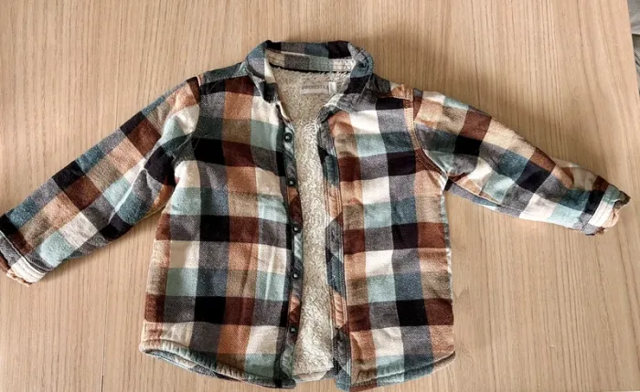 Chemise à carreaux pour garçon