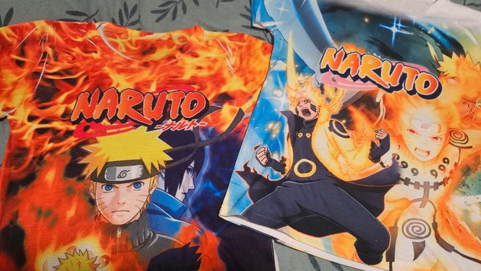 Lot 2 Tee-shirt naruto - photo numéro 2