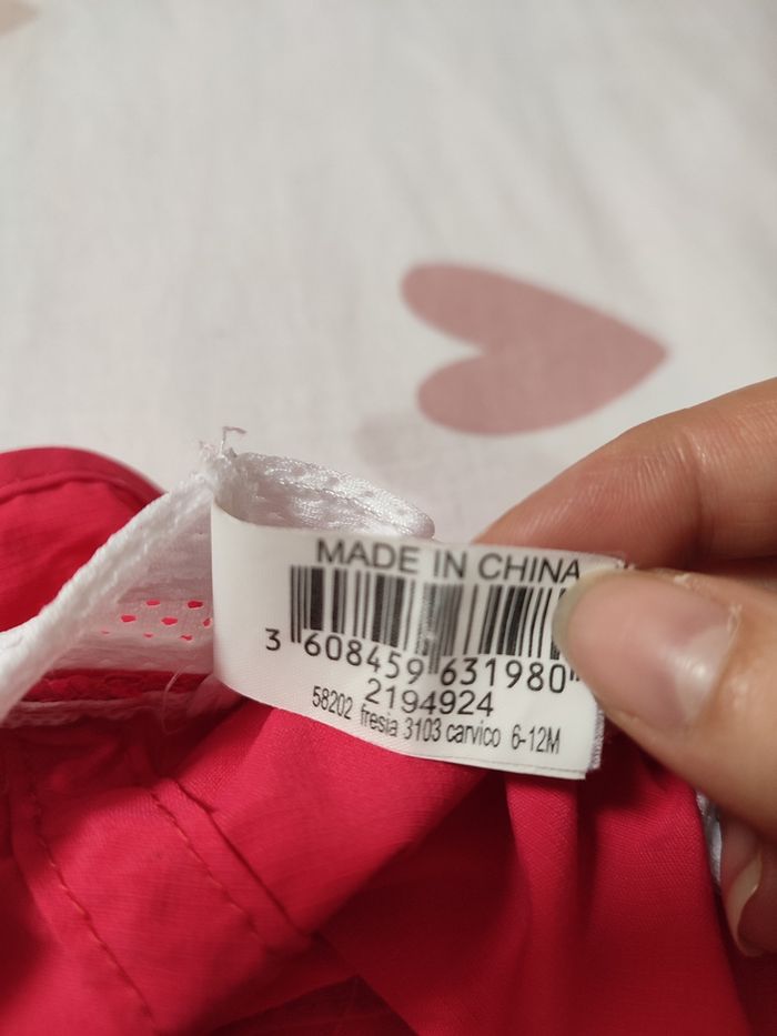 Casque bébé fille - Anti-uv - 6/12 mois - Très bon état - Olaian - photo numéro 5