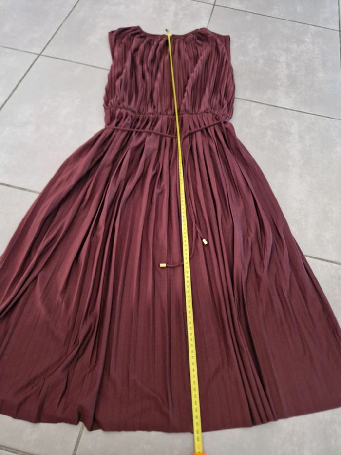 Robe longue Vintage rouge bordeaux - photo numéro 5