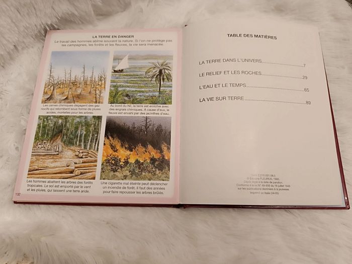 Livre : L'imagerie de la Terre _ Vintage - Y2K 1995 - photo numéro 4