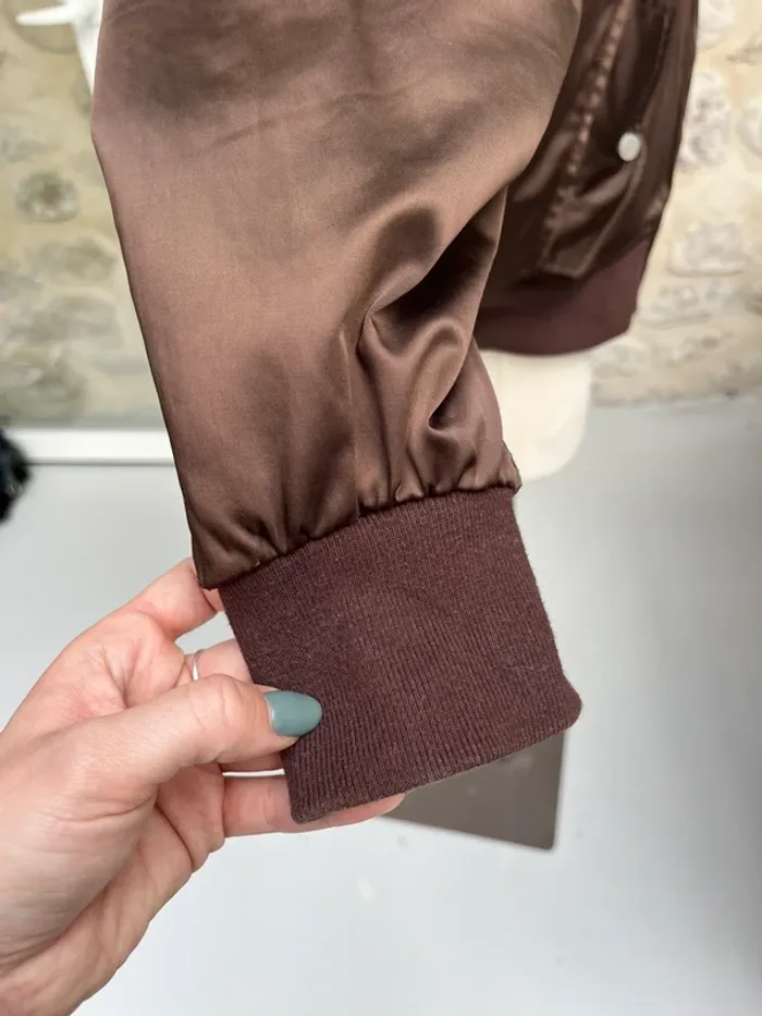 Asos - Veste bomber marron chocolat - photo numéro 3