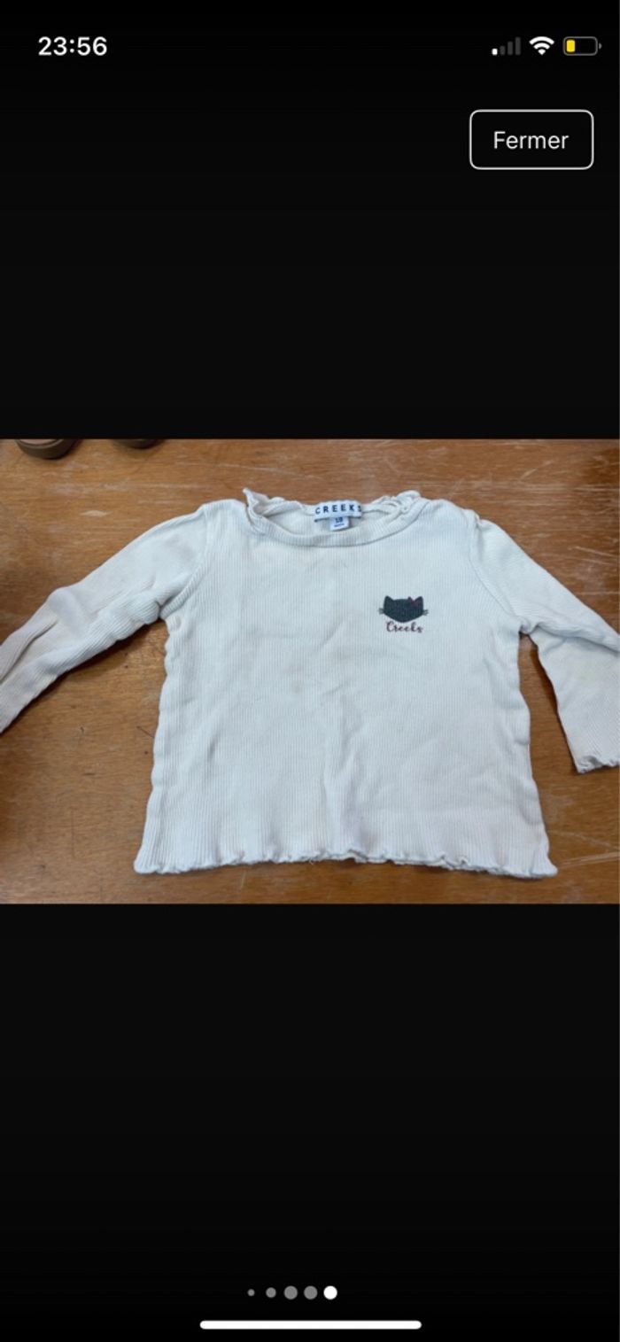 Lot de 8 t-shirt fille 18 mois - photo numéro 6