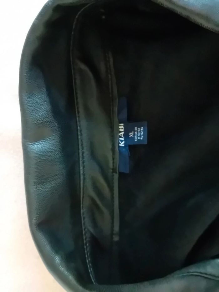 Veste simili cuir kiabi - photo numéro 2