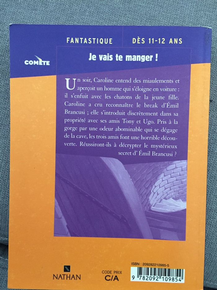 AA23-Livre: je vais te manger NEUF - photo numéro 2