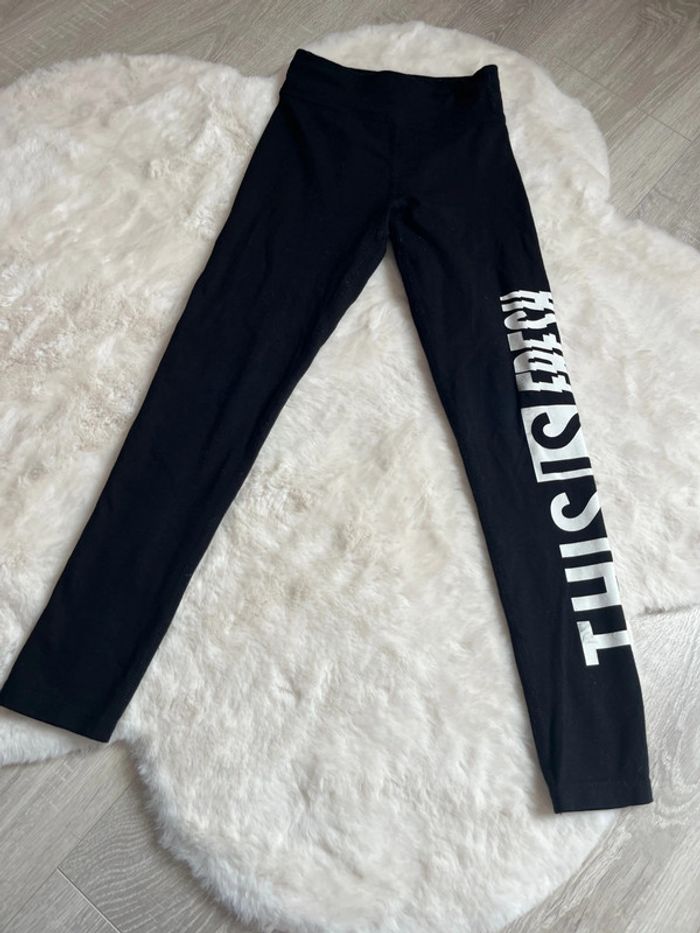Legging noir sport fille 8-9 ans - photo numéro 2