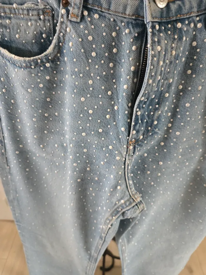 Jeans perles Zara - photo numéro 2
