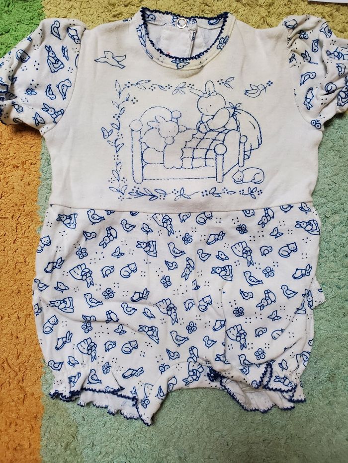 Lot 2 bodies- 6 mois - petit bateau - photo numéro 2