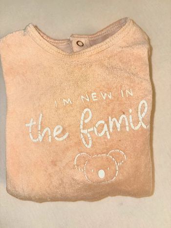 Pyjama velours 12 mois