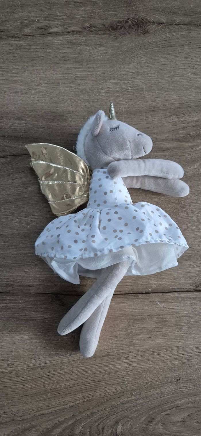 Peluche licorne avec ailes - photo numéro 2