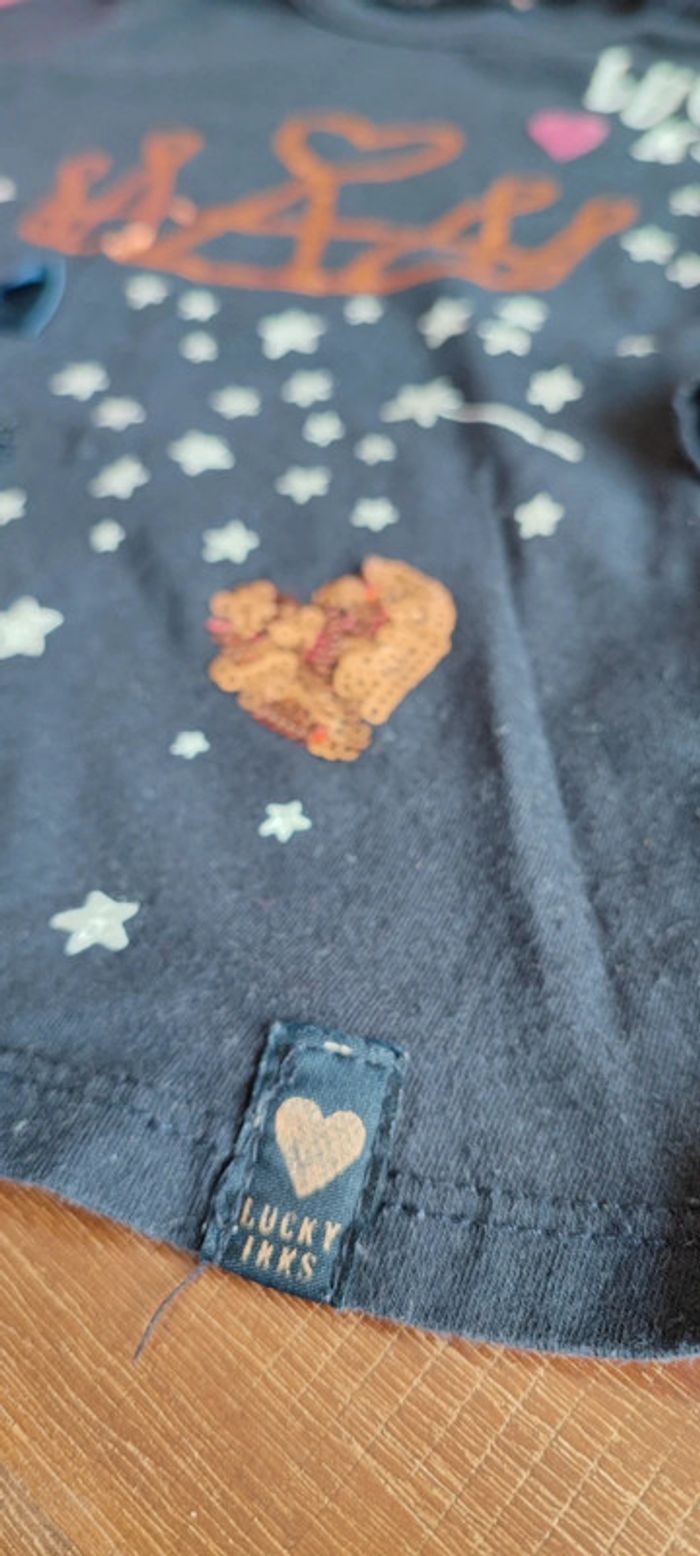 Tee-shirt fille IKKS 18 mois - photo numéro 3