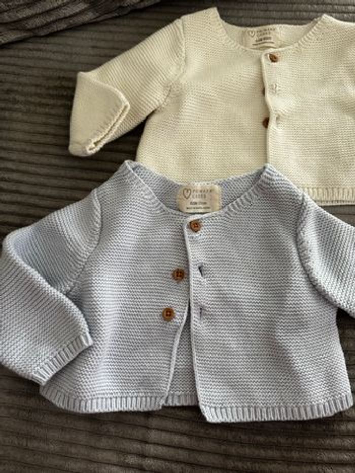 Lot 3 gilets bébé - photo numéro 2