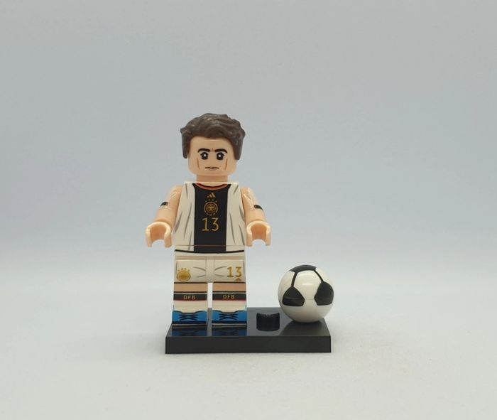 🎽 Figurine Footballeur Coupe du Monde 2022 Équipe de l'Allemagne - (Style Lego) 🎽