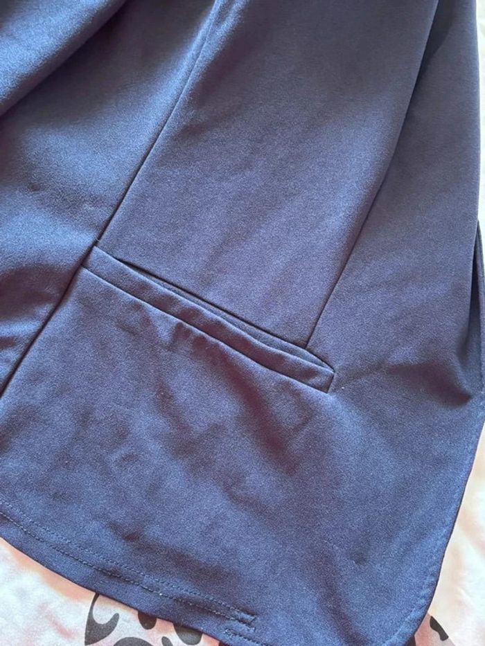 Blazer cintrée bleu marine Shein - photo numéro 3