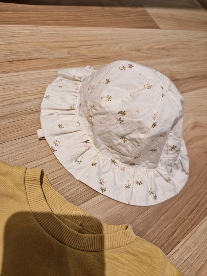 Ensemble sweat pantalon chapeau 9 mois - photo numéro 4