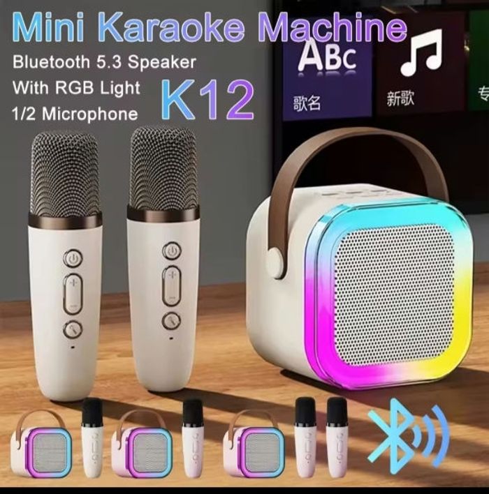 🎤✨ Mini Machine Karaoké K12 – Ambiance de Fête à Emporter Partout ! 🎶🔊