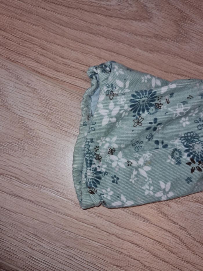 Robe hiver 18 mois fleurs bleues - photo numéro 3