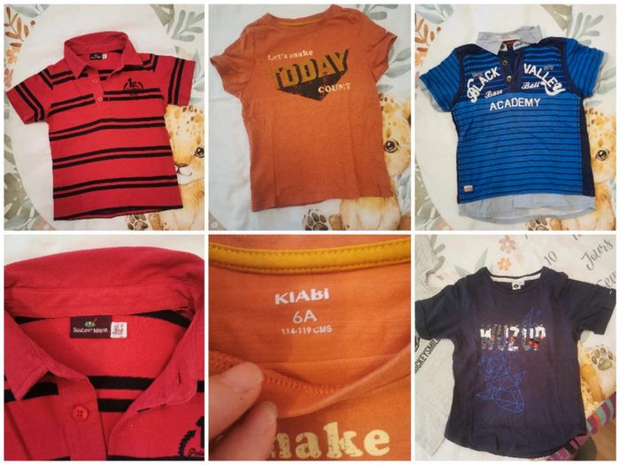 Lot t-shirt garçon 6 ans