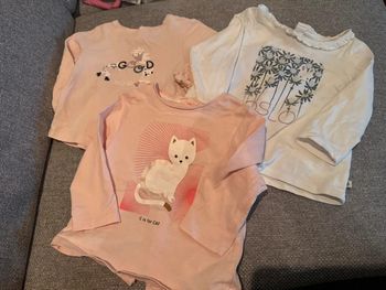 Lot de trois tshirts obaibi