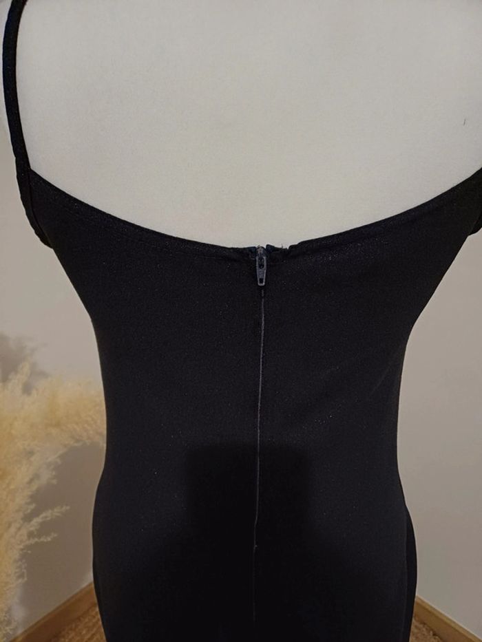 Robe longue noire Pailletée Côte à côte taille XS 34 - photo numéro 7