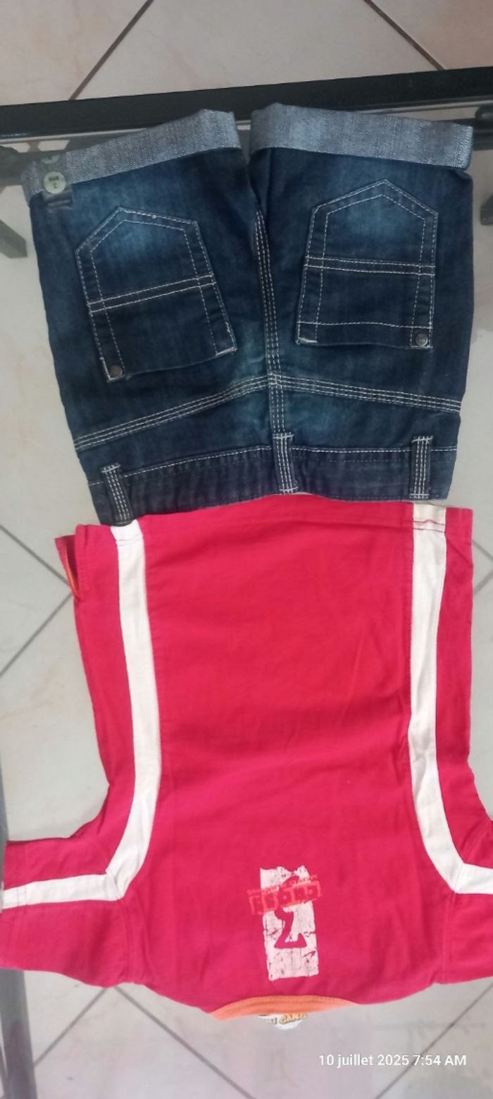 Ensemble Tee-shirt +short  garçon - photo numéro 2