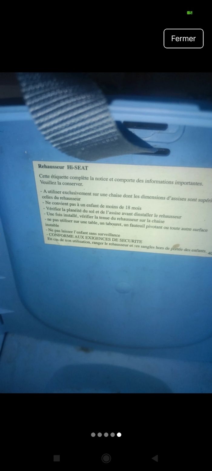 Rehausseur chaise - photo numéro 5