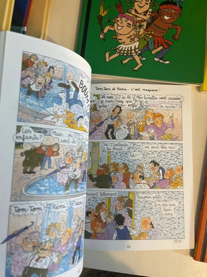 6 livres bande dessinée Tom Tom et nana - photo numéro 2