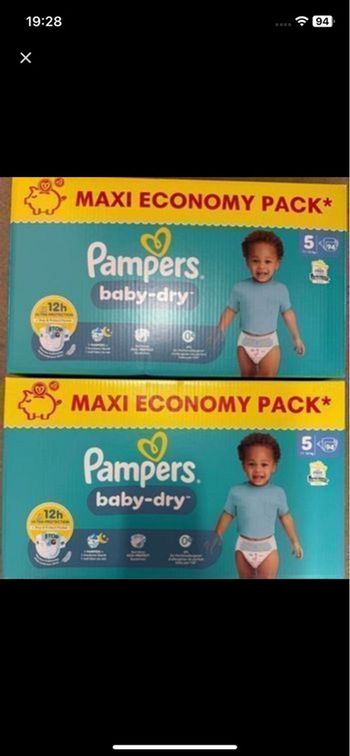 Pampers taille 5