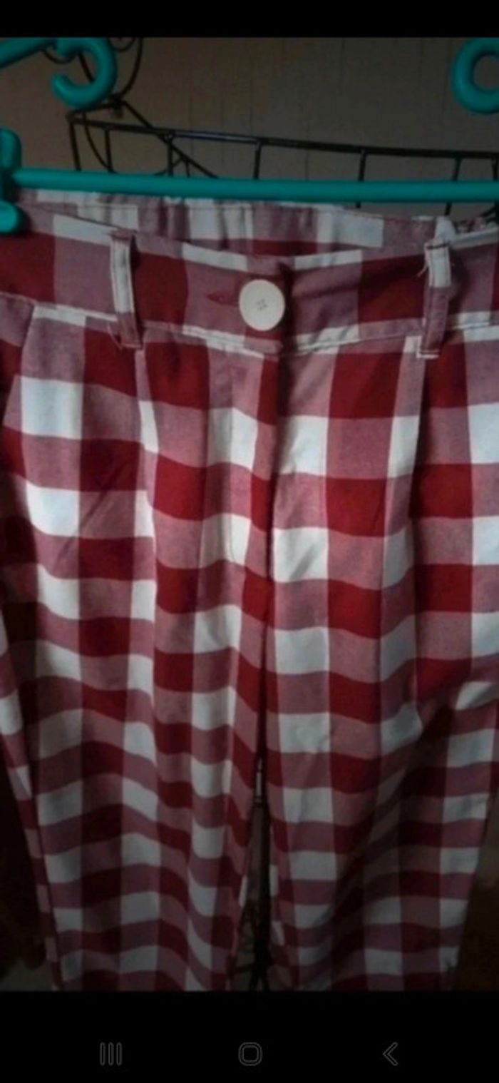 Pantalon lefties taille S à carreaux 👻 - photo numéro 2