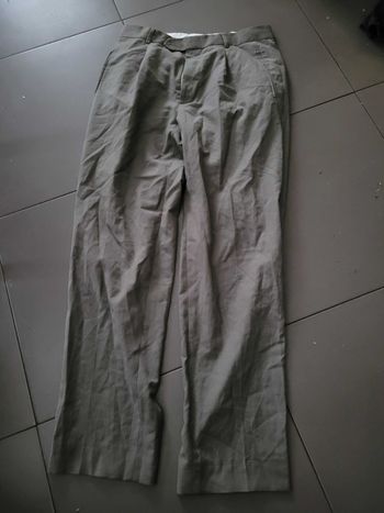 Pantalon costume laine vierge taille 40