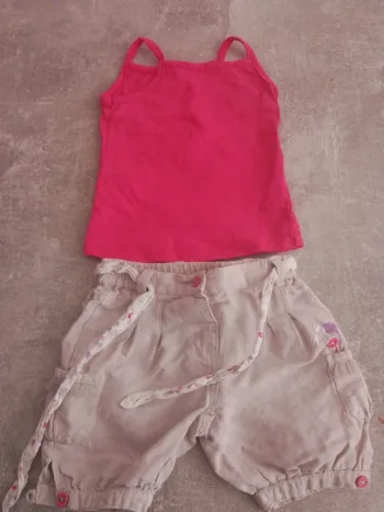 Ensemble bébé fille 6 mois