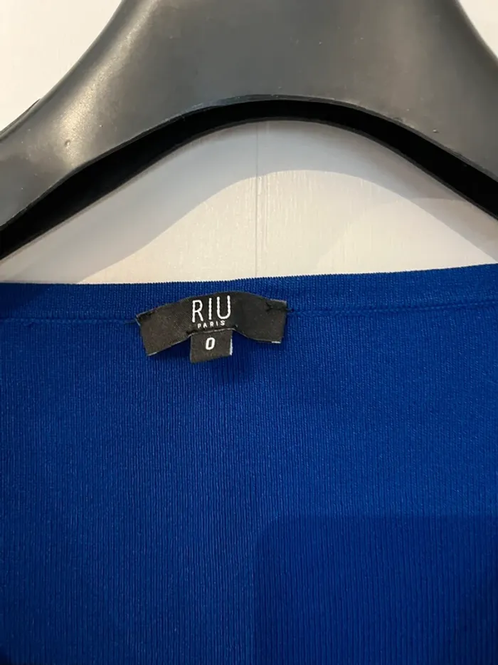 T-shirt Jacqueline Riu rayé bleu marine et noir - photo numéro 2