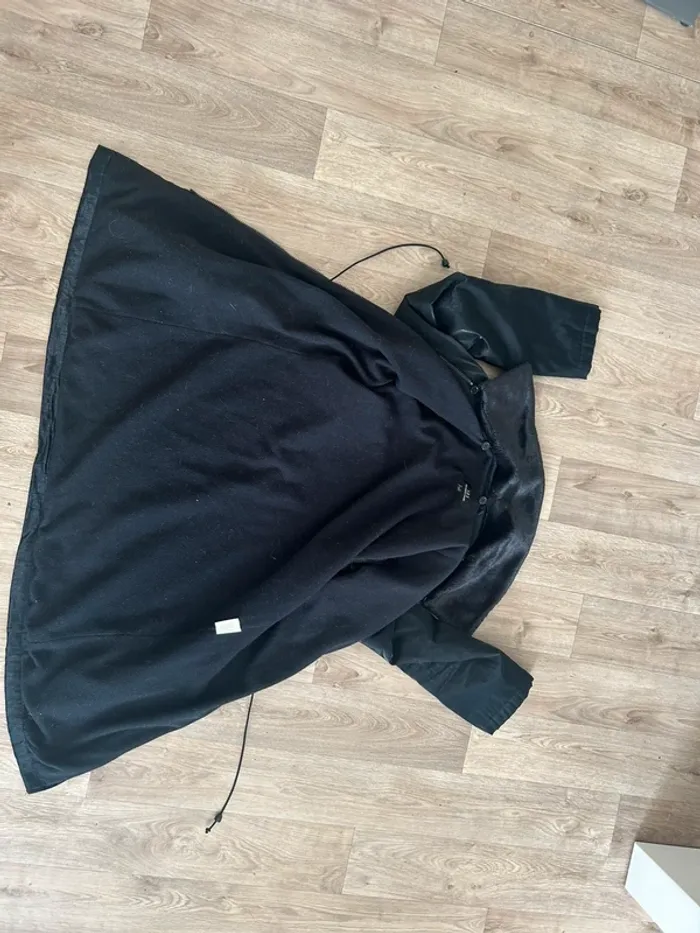123 manteau parka veste noire, irisée, taille 1/36/38 - photo numéro 7