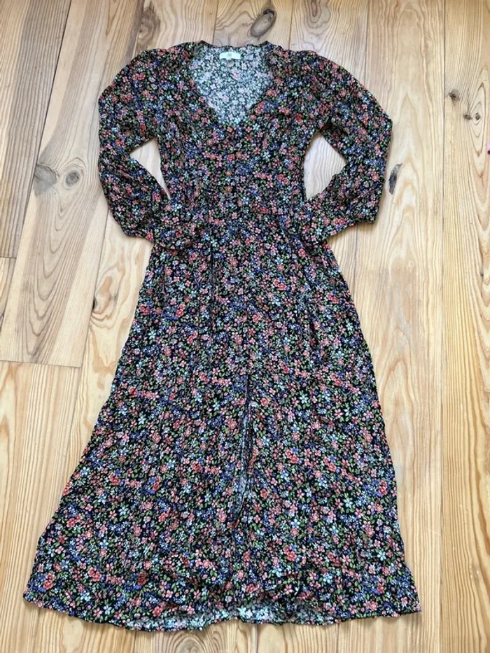 Jolie robe longue esprit retro