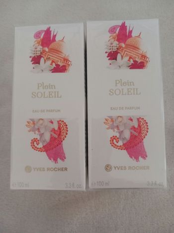 Parfum plein soleil Yves rocher